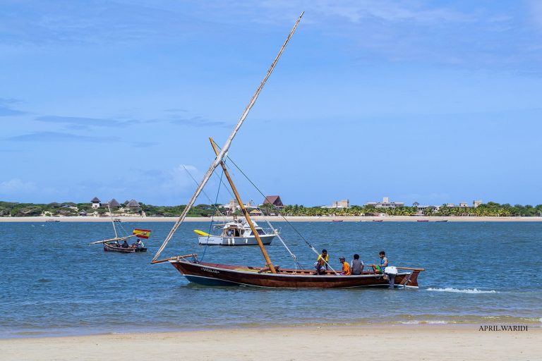 A Swahi Dhow in Shela