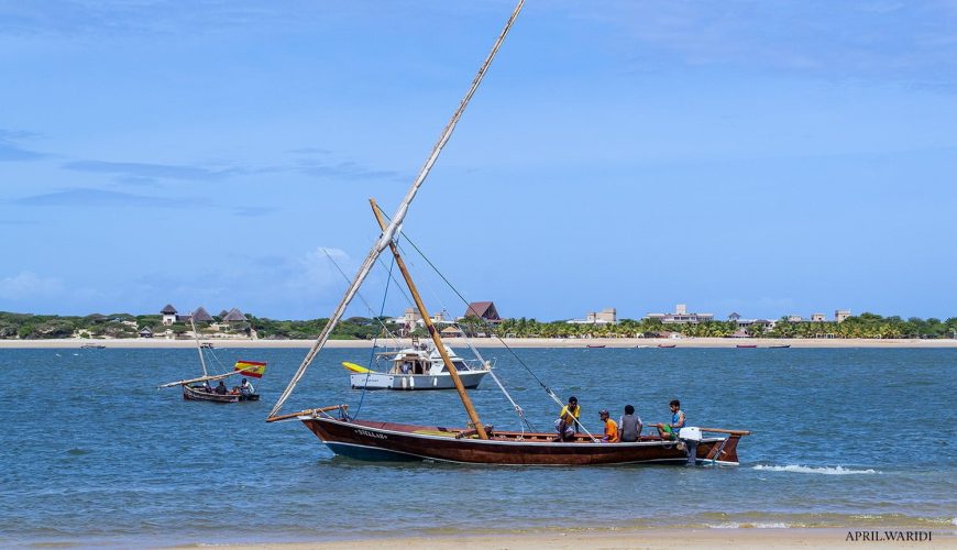 A Swahi Dhow in Shela