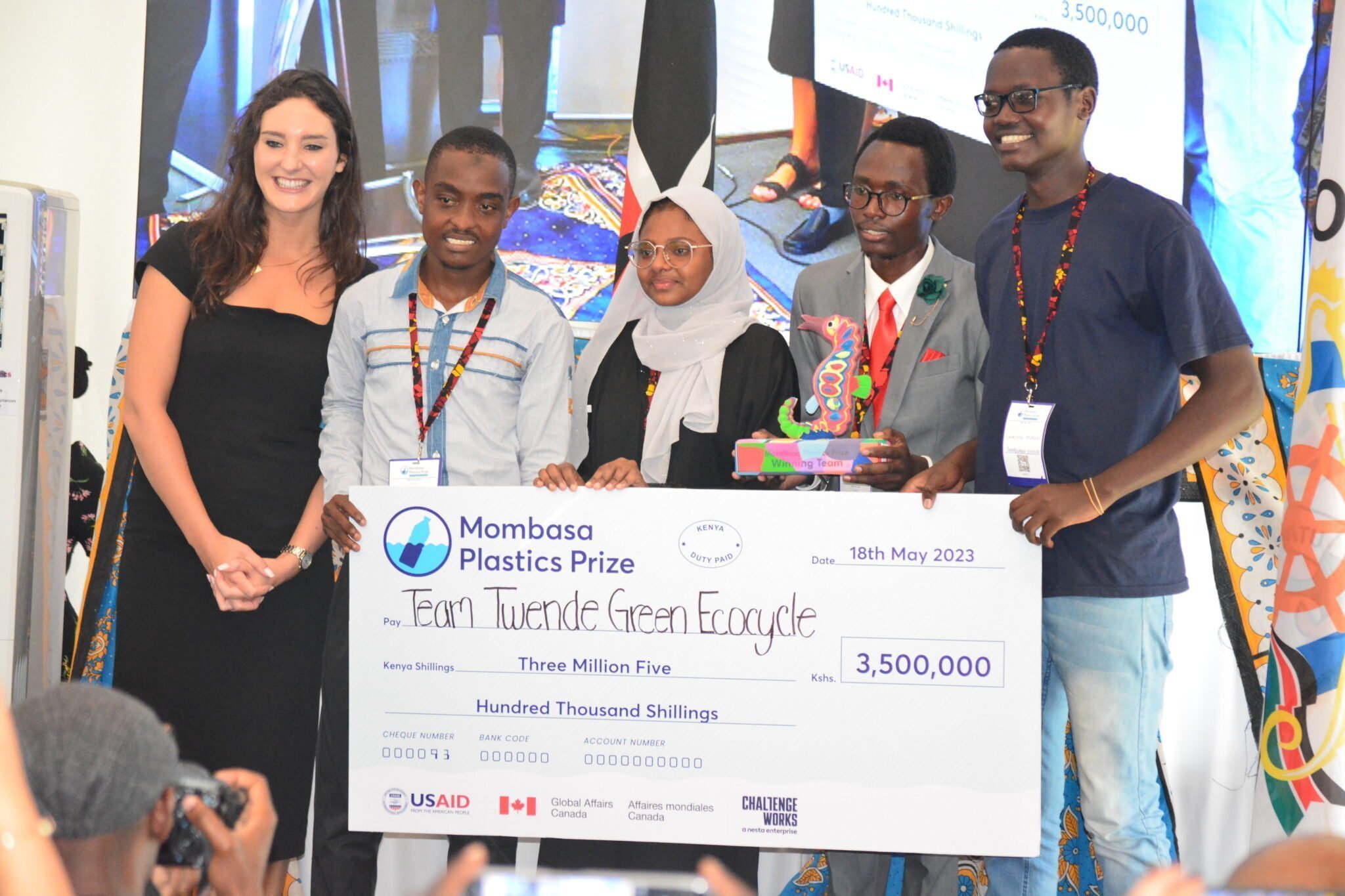 Mombasa County start-ups win 7.2 million shillings
