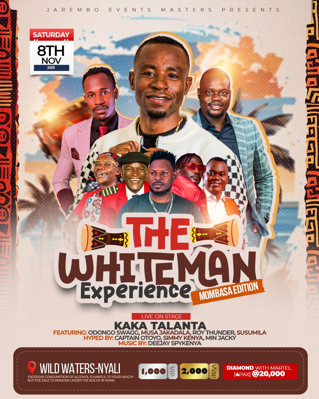 The White man Experience, Mombasa!