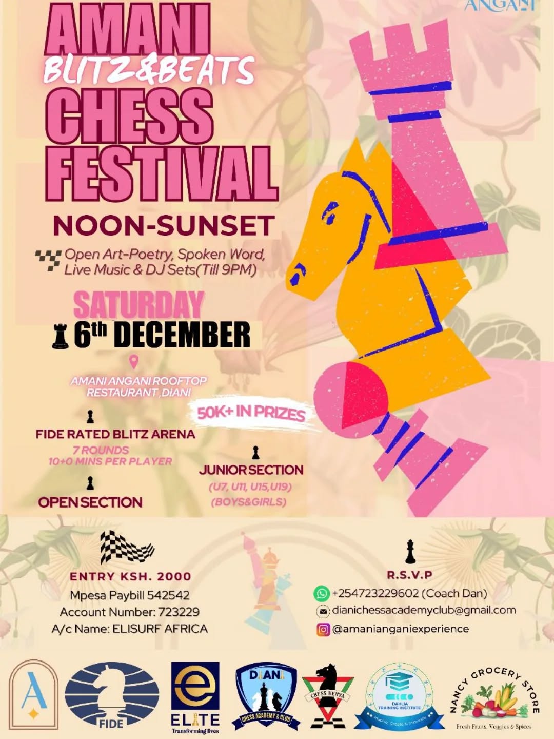 Amani Blitz & Beats Chess Festival