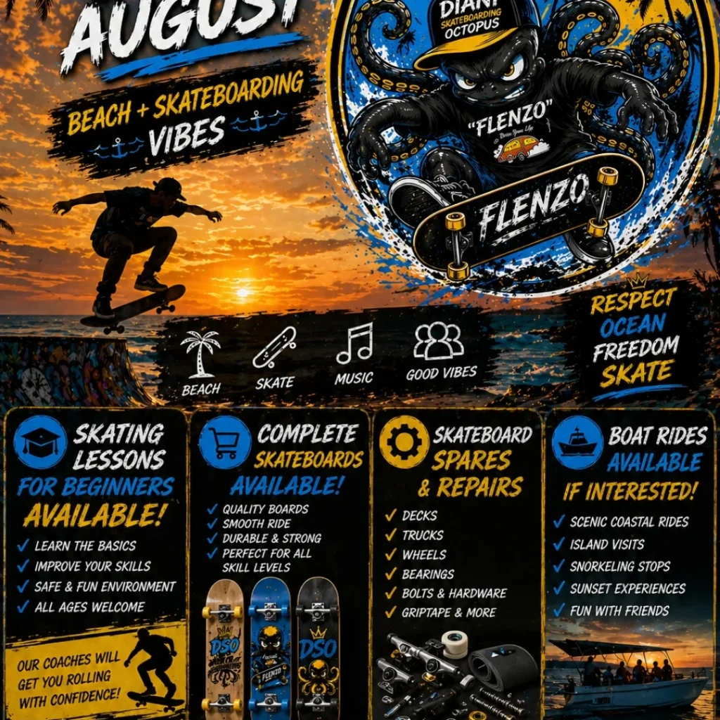 Skate 4 The Ocean – Diani