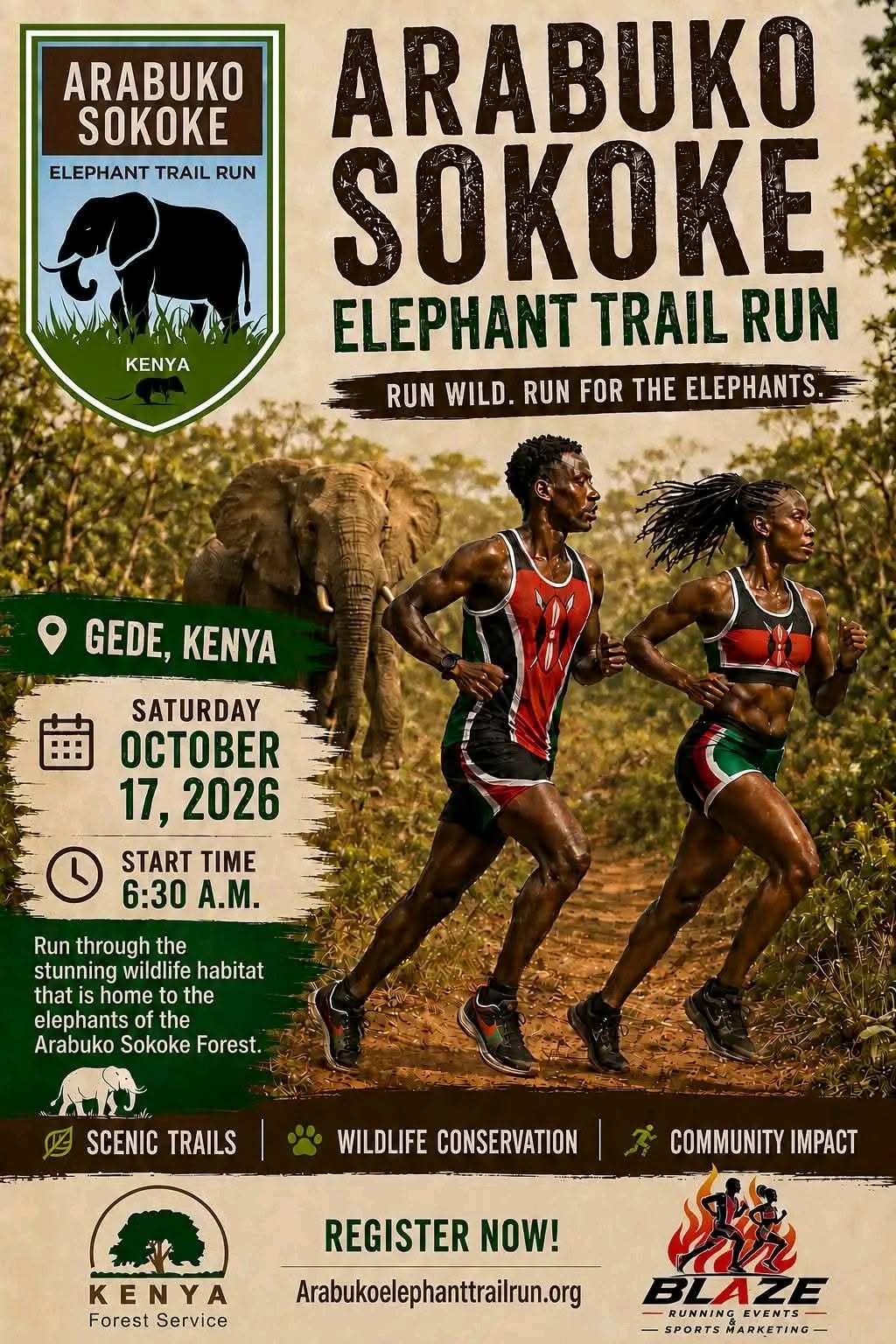 Arabuko Elephant Trail Run