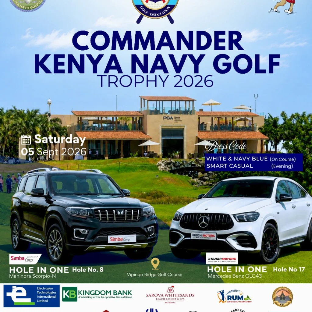 Commander Kenya Navy Golf Competition