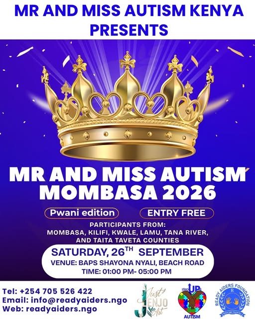 Mr & Miss Autism Mombasa 2026.